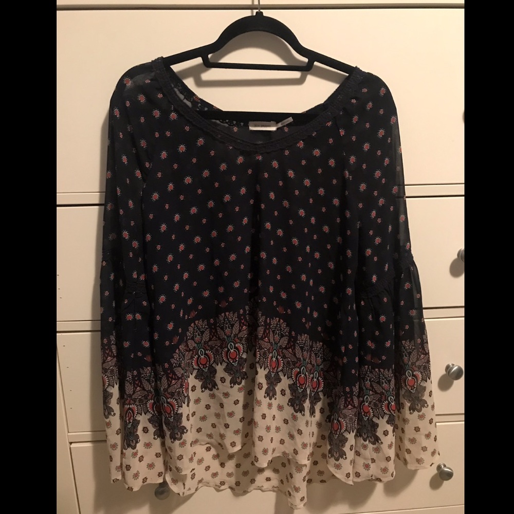 Loose Sheer Blouse